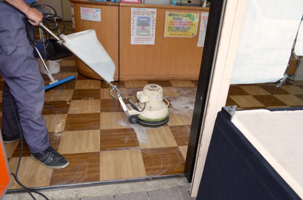 床清掃に用いられるポリッシャーの種類