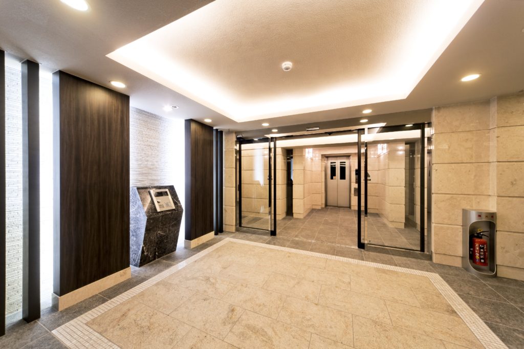 エントランスを綺麗にすることで入居率も上がる