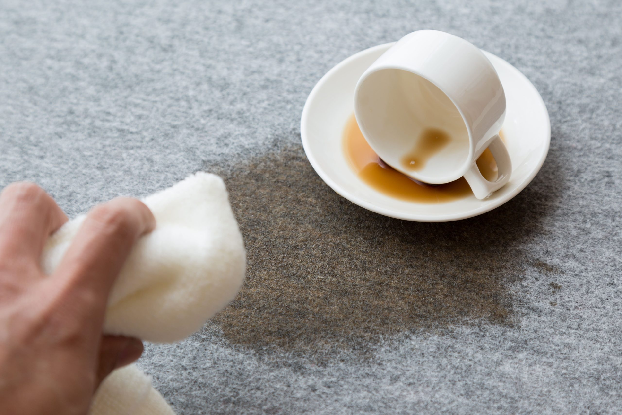 カーペットを汚してしまった時