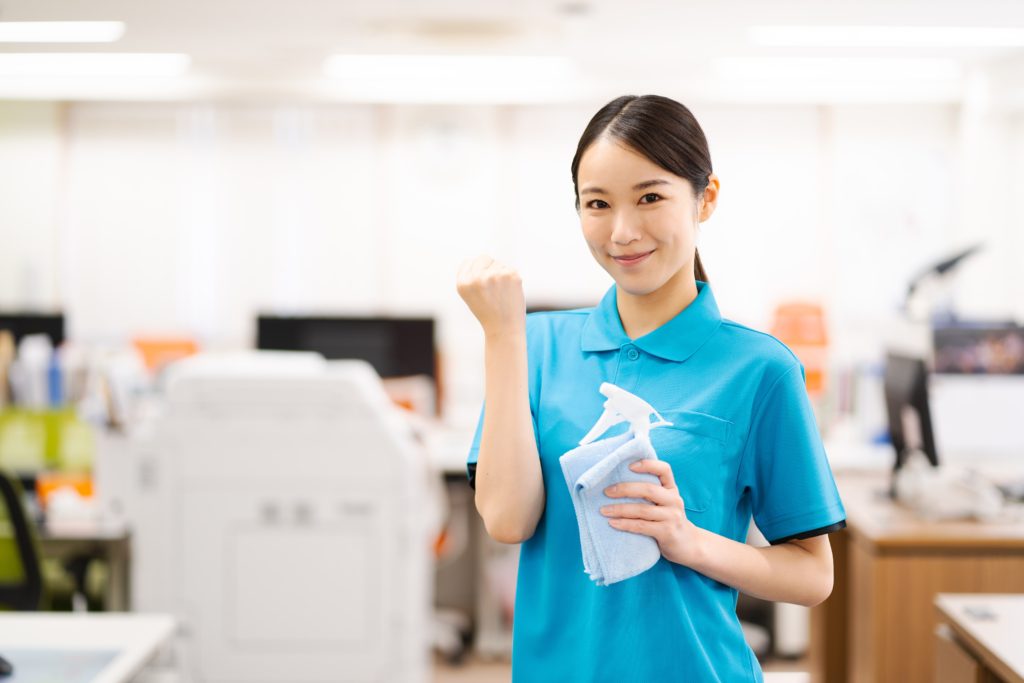 清掃に関しての有資格者が在籍しているか
