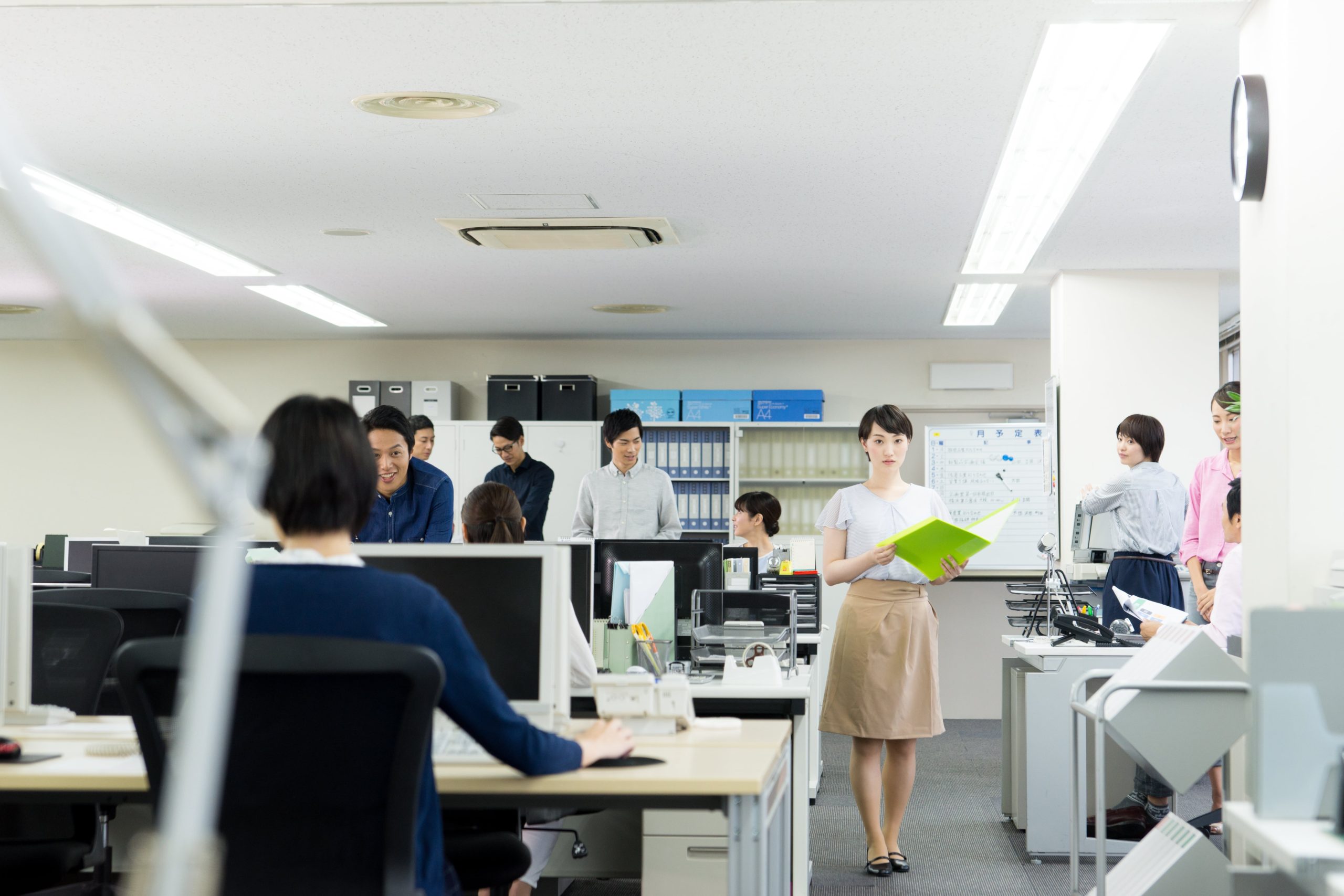 オフィス清掃を行う際の流れ