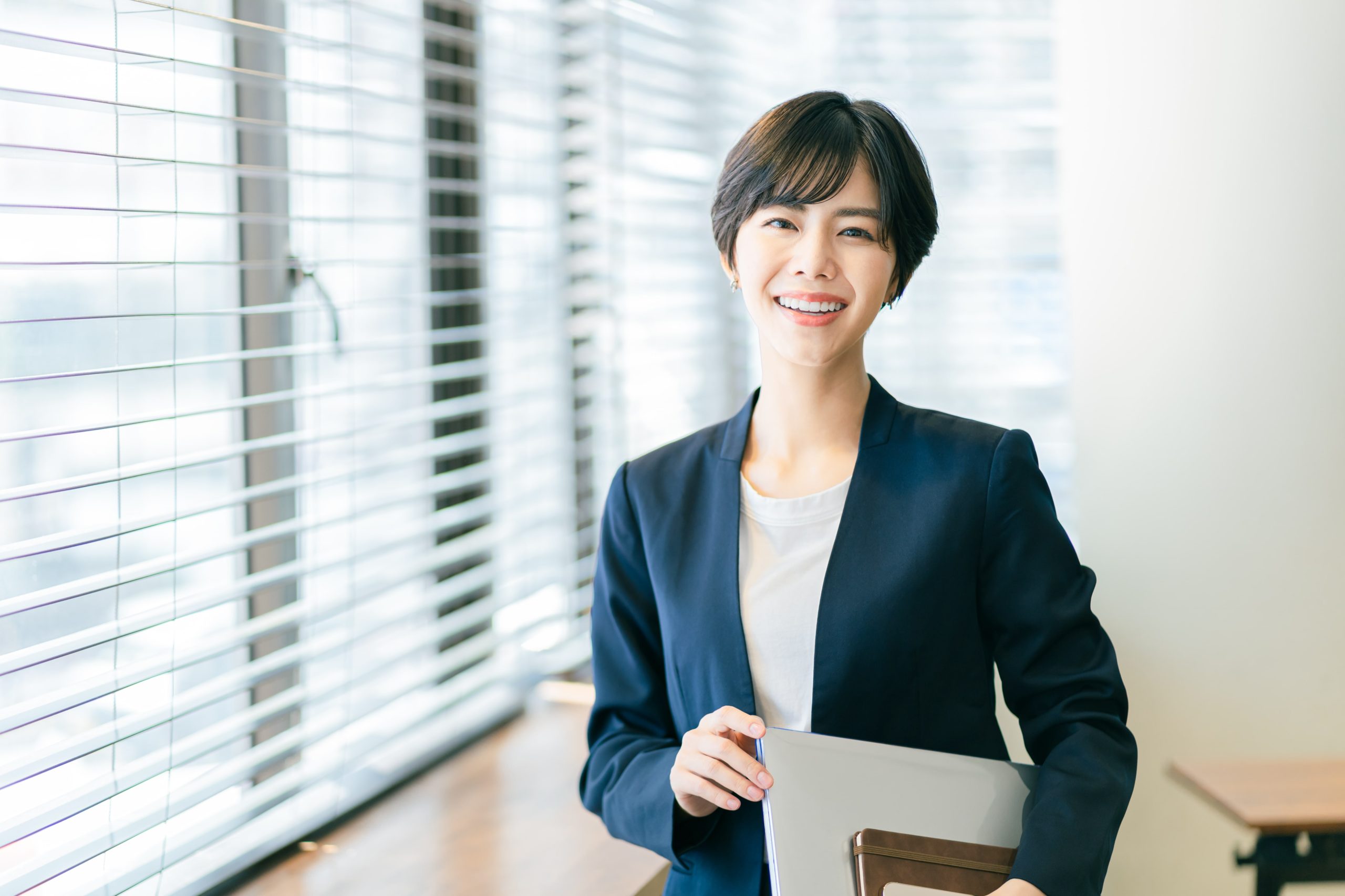 オフィスのブラインド