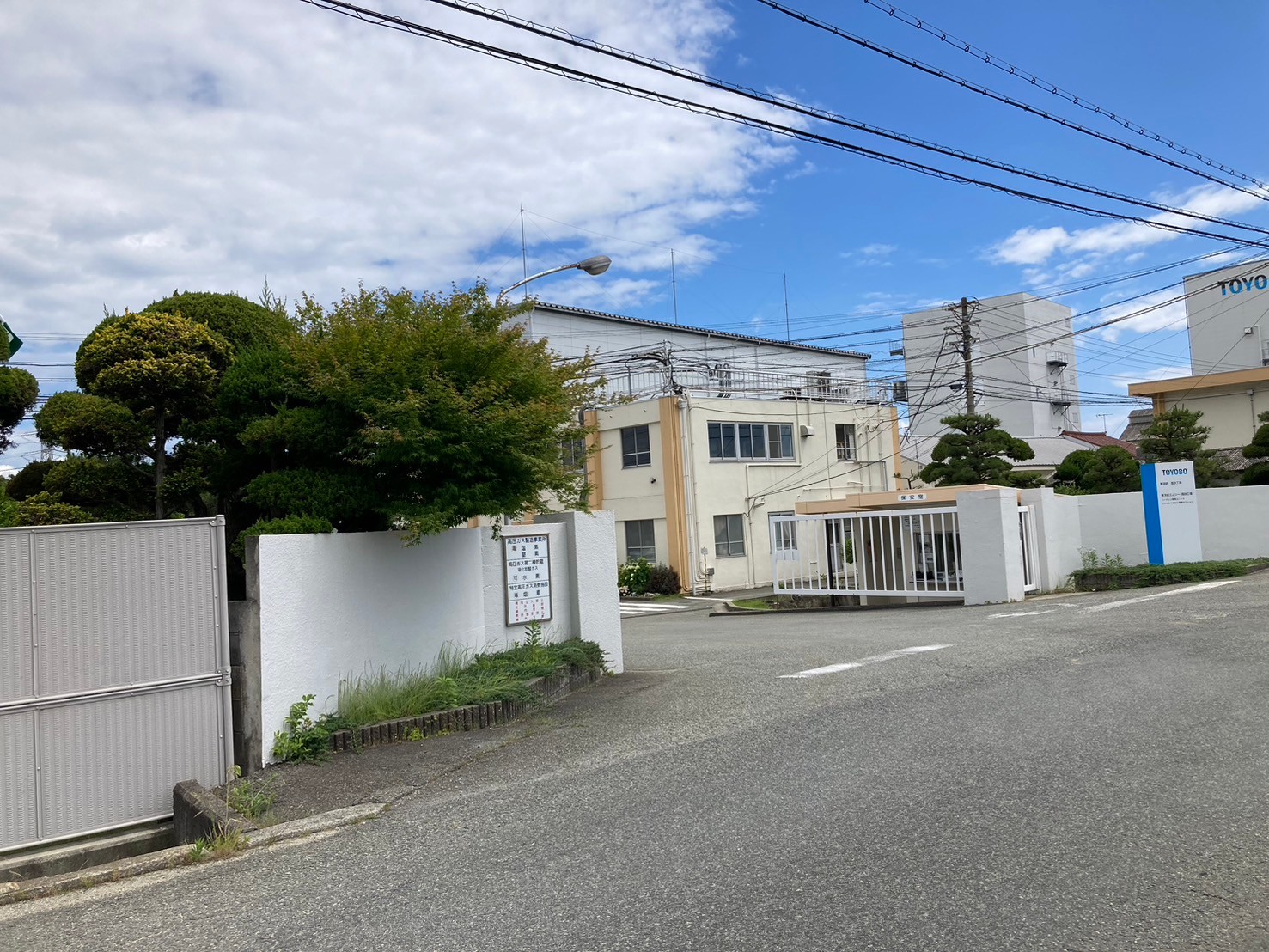 東洋紡エムシー株式会社　高砂工場　外観2